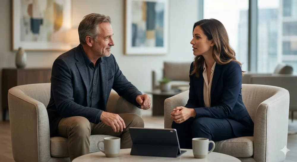 A one-to-one coaching conversation